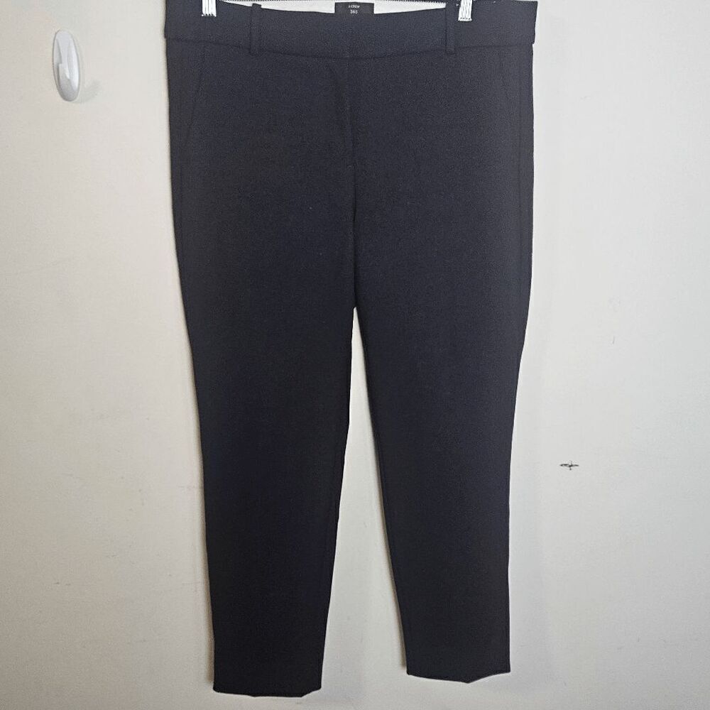 J. Crew 365 Cameron Pants G8547 Women's Black Size 12